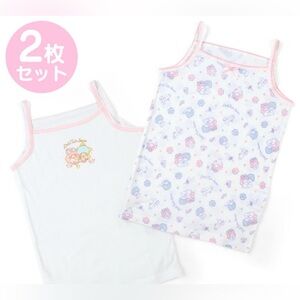 Little Twin Stars Girls Camisole Top 2 Pack Set Japan Size 110 / Girls 4-5 NWT